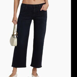 MOTHER The Mid Rise Rambler Zip Ankle Jeans Night In Venice Wash Size 27 BNWT